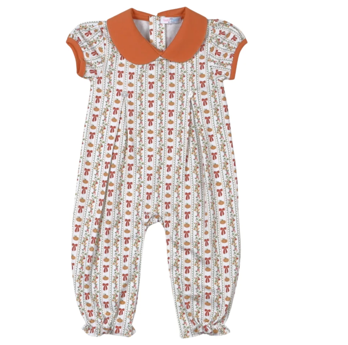 Greatfull Day Pima scalop collar Romper