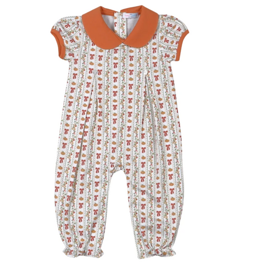 Greatfull Day Pima scalop collar Romper