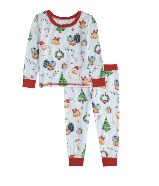 Blue Christmas Pj Set