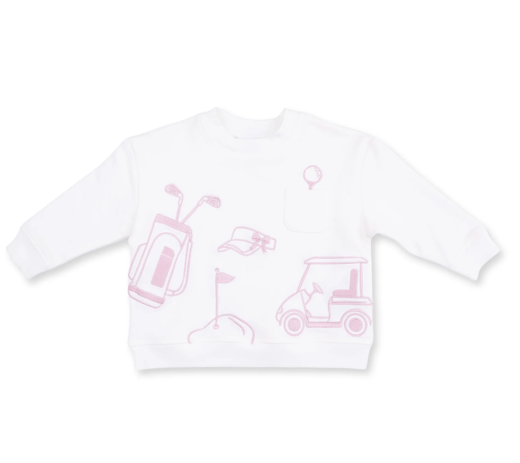 Golf - Drop Sleeve Sweatshirt White