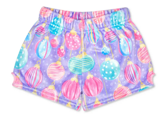 Dazzling Ornaments Plush Shorts