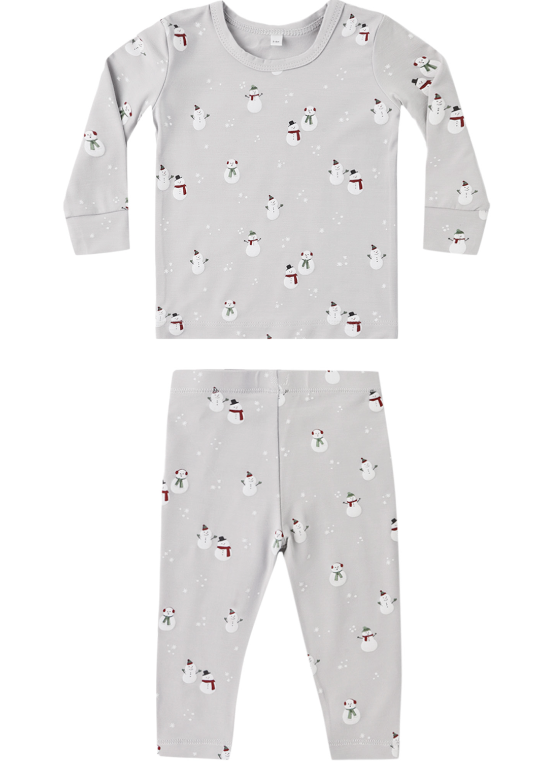 BAMBOO PAJAMA SET SNOWMAN