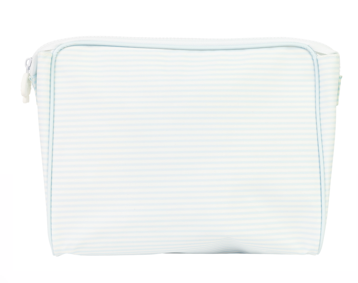 Light Blue Stripe Large Go Bag