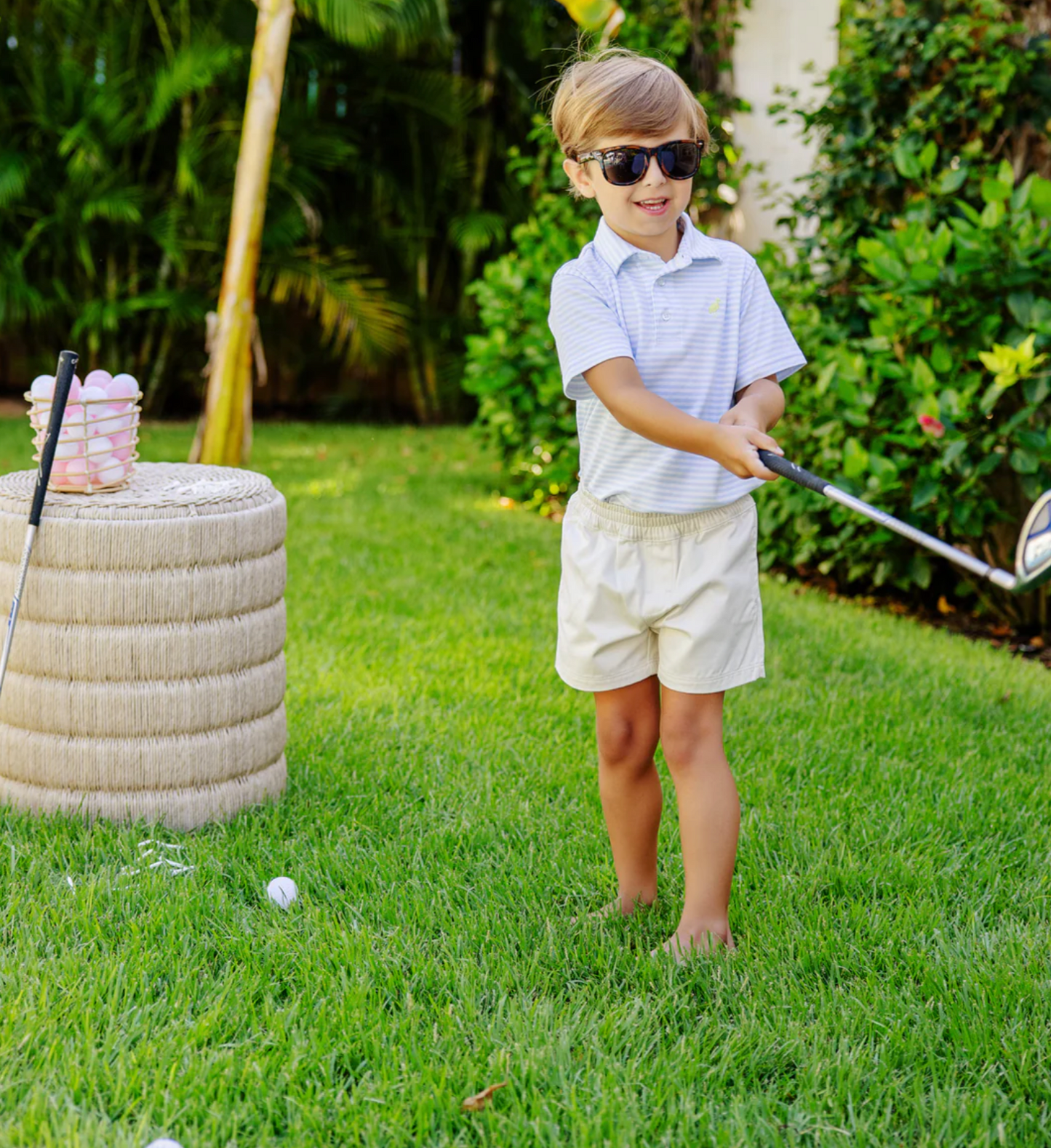 Buckhead Blue Stripe Prim & Proper Polo