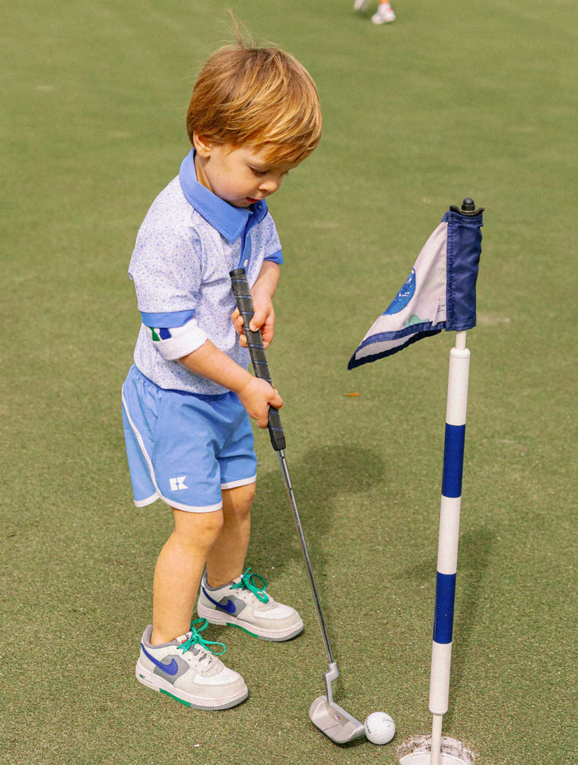 Sky Blue Retro Super Short