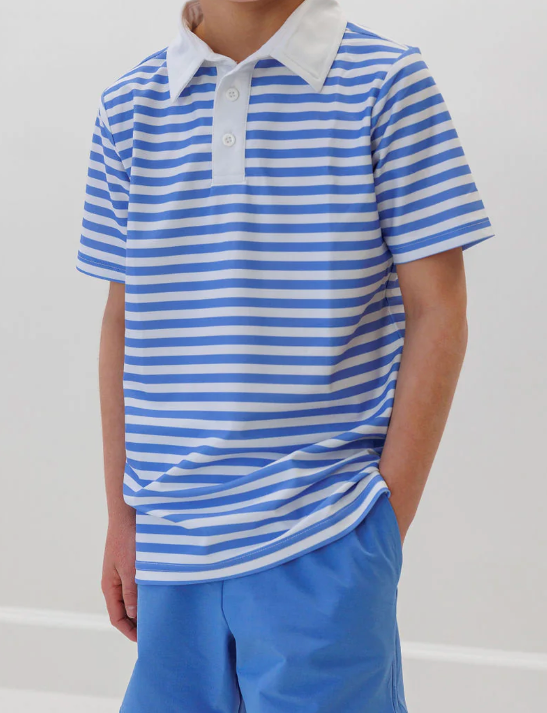 Blue Stripe Polo