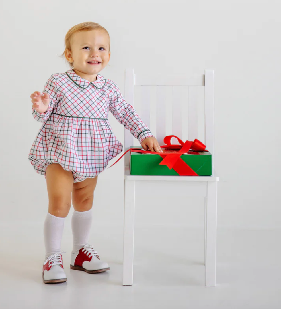 Long Sleeve Bradford Bubble - Old Town Tattersall w/ Grier Green