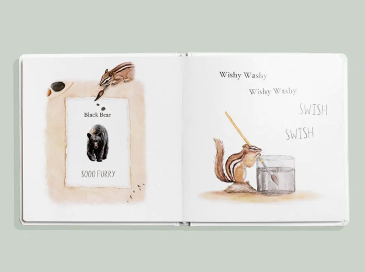 Wishy Washy: A Board Book of First Words and Colors