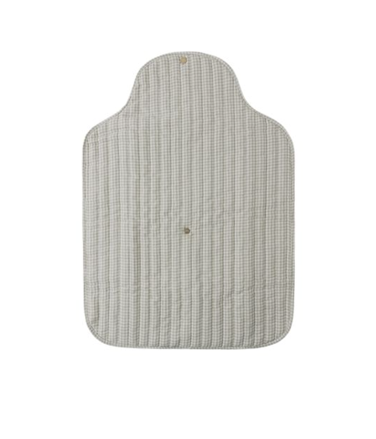 Diaper Bag + Changing Mat || Sage Gingham