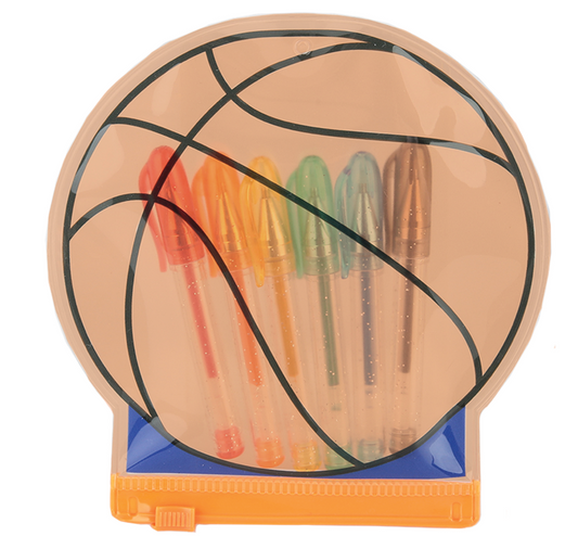 Basketball Mini Gel Pen Set