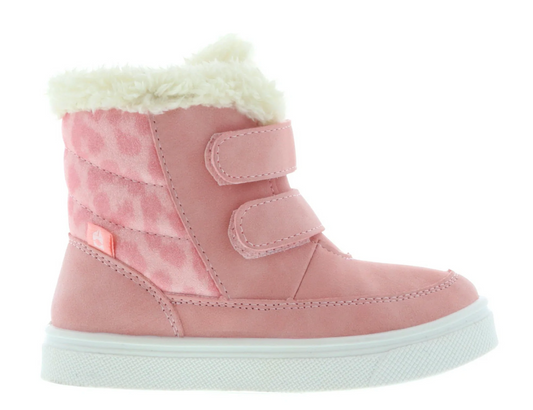 Pink Cheetah Faux Fur Boot