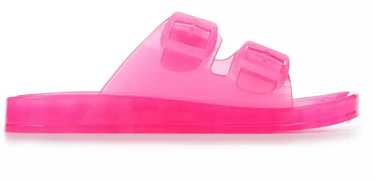 Jewell Double Strap Jelly Slide Sandal